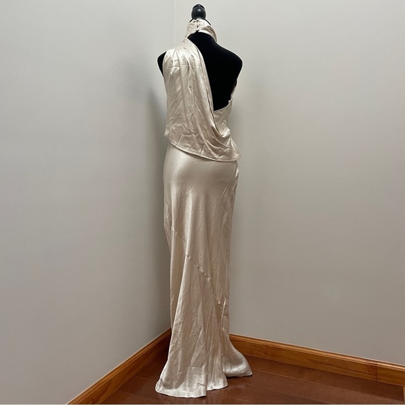 NEW! Dissh- Aisle Pearl Backless Midi Dress Size 8 Sleeveless Turtleneck - Picture 6 of 14